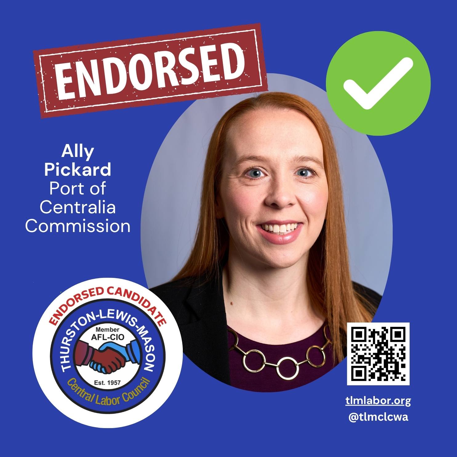 Ally Pickard for Centralia Port Commissioner