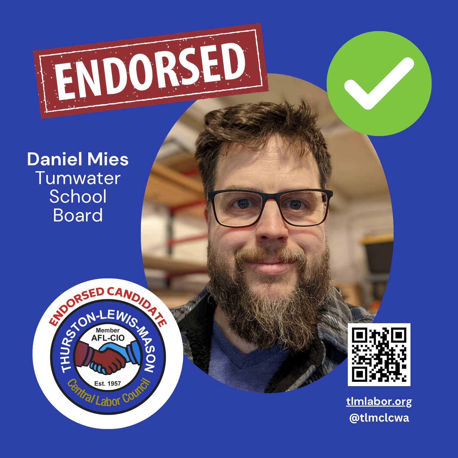 Daniel Mies for Tumwater School Board