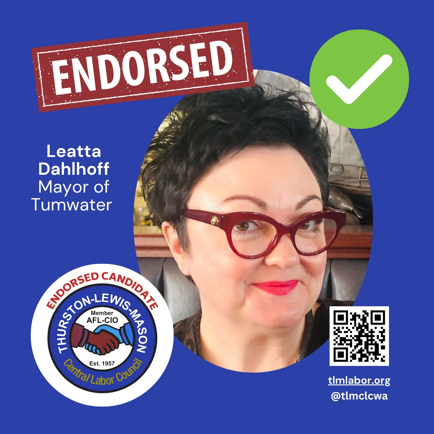 Leatta Dahlhoff For Mayor Of Tumwater