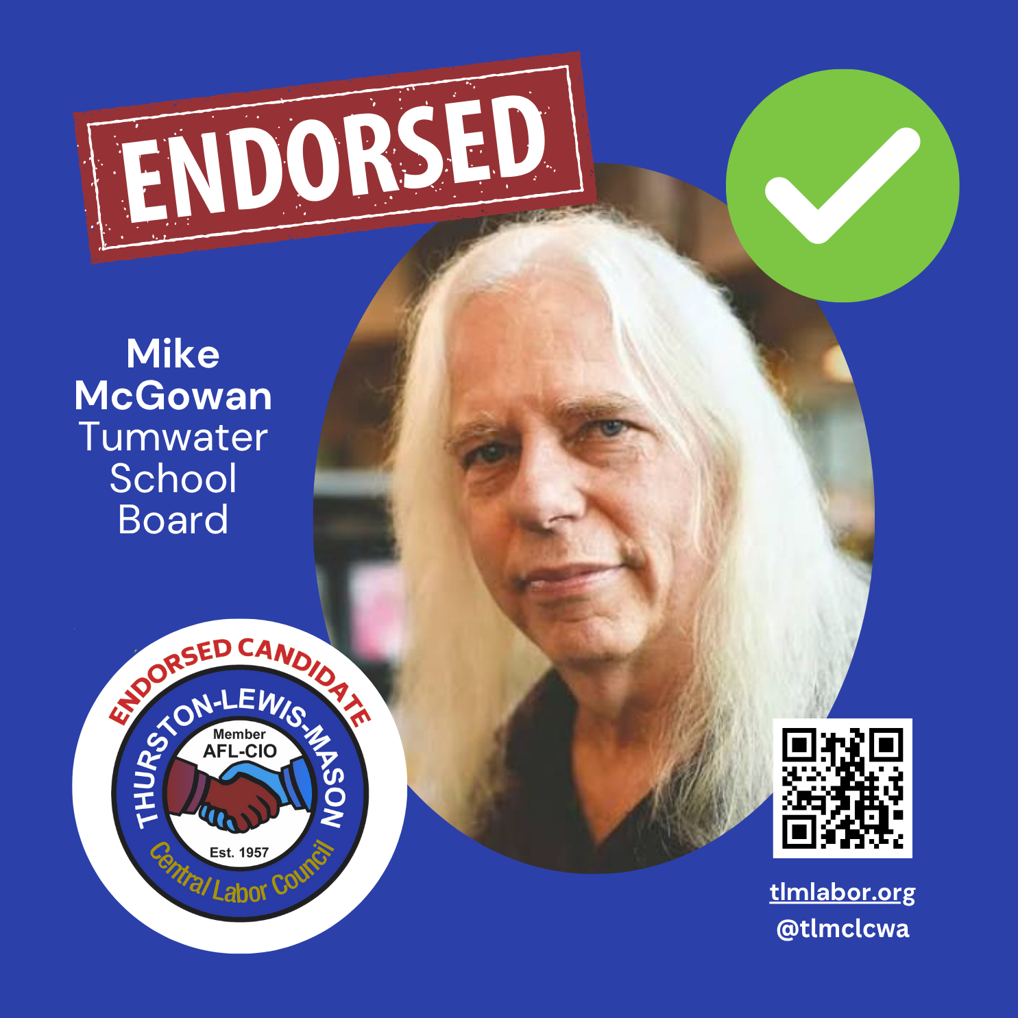 Mike McGowan for Tumwater School Board