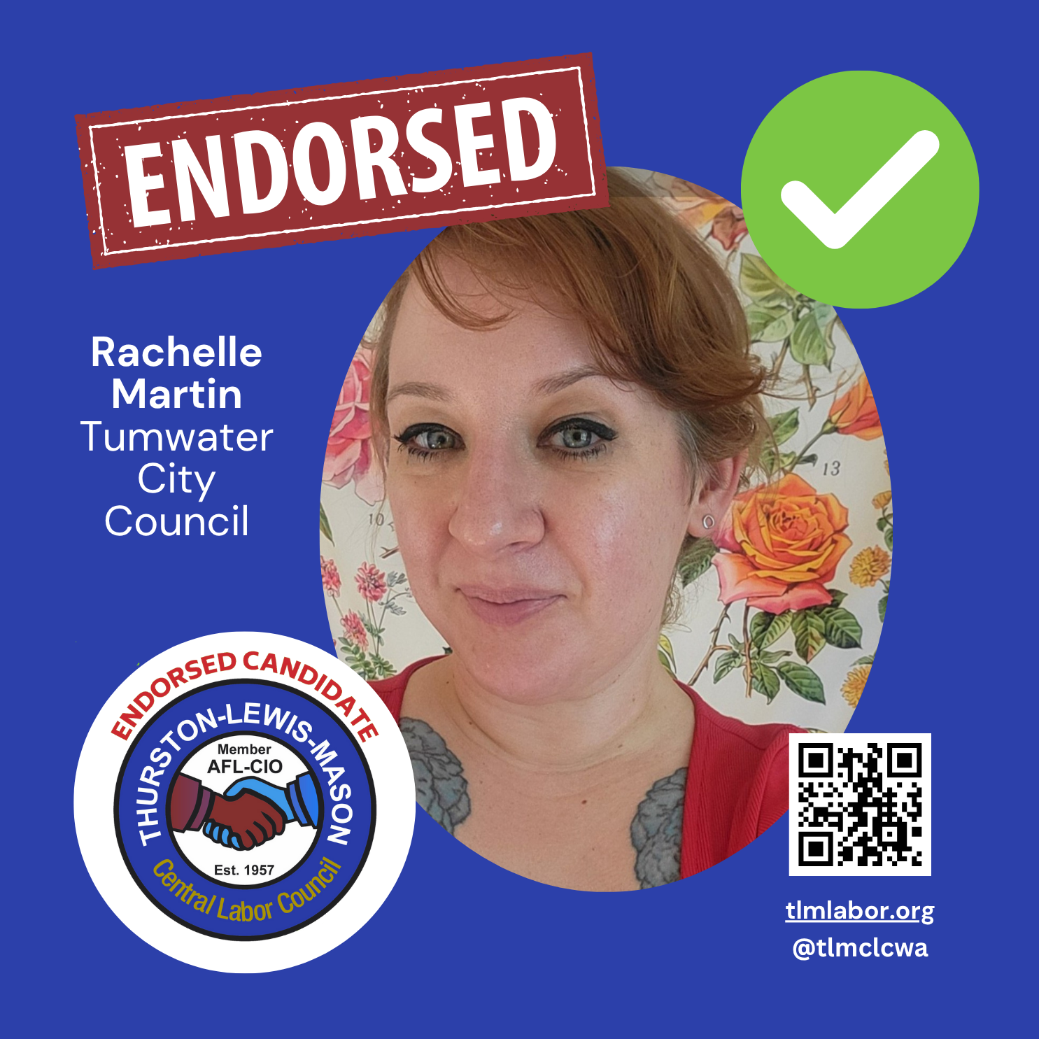 Rachelle Martin for Tumwater City Council